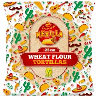 Mexilla Τορτίγια Σίτου 25cm 6 τεμ 360gr