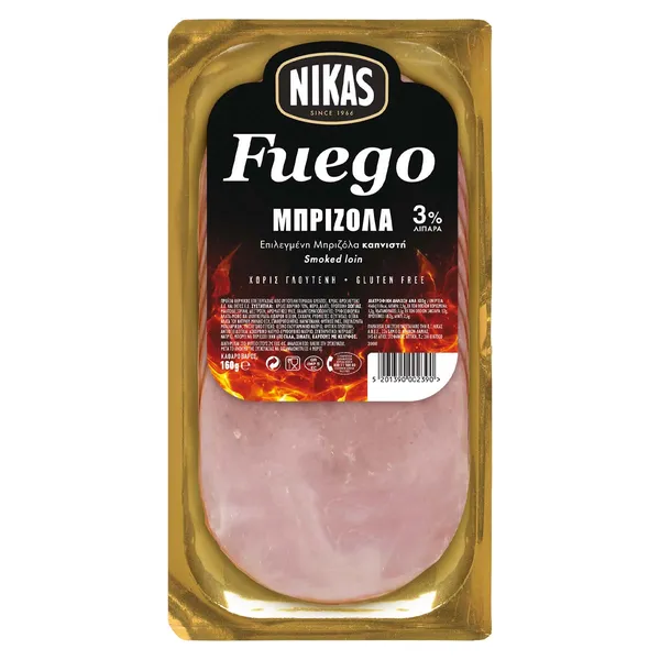 Μπριζόλα fuego NIKAS σε φέτες 160gr