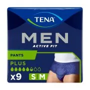 TENA Men Active Fit Pants Εσώρουχα Ακράτειας Plus Small - Medium 9τεμ