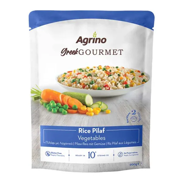 Agrino Greek Gourmet Πιλάφι Με Λαχανικά 200γρ.