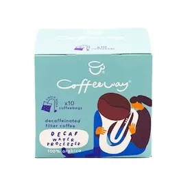 COFFEE WAY Καφέ Φίλτρου Decaf Water Processed Μερίδες 10x7.5g