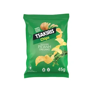 ΤΣΑΚΙΡΗΣ Τσιπς Ρίγανη 45g