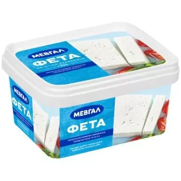 ΜΕΒΓΑΛ Φέτα Π.Ο.Π Τάπερ 400g