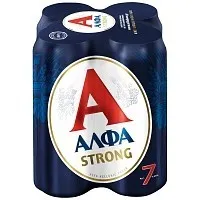 Άλφα Strong Μπίρα Lager Κουτί 4x500ml