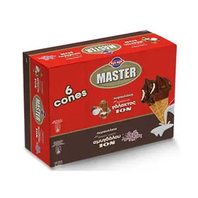 Κρι Κρι Master Παγωτό Cones Ίον Ανάμικτα Μίνι 6x45γρ. /6x55ml.