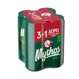 Μπύρα Κουτί Mythos 4x500 ml 3+1 Δώρο
