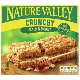Crunchy Μπάρες Δημητριακών Oats & Honey 5 x 42 gr