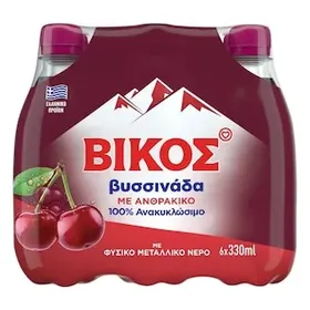 ΒΙΚΟΣ Αναψυκτικό Βυσσινάδα Φιάλη 6 X 330ml
