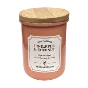 Αρωματικό Κερί Βαζάκι 10εκ Pineapple Coconut