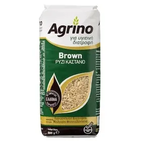 AGRINO Ρύζι Καστανό Brown Ελληνικό 500g