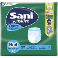 Ελαστικό Εσώρουχο Ακράτειας No4 Extra Large Sensitive Pants Sani 14τεμ