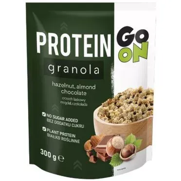 GO ON PROT.GRANOLA ΜΕ ΣΟΚΟΛ&ΚΑΡΥΔ.8X300Γ