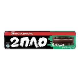 2ΠΛΟ ΜΠΙΣΚΟΤΑ Κρέμα, Πραλίνα Φουντουκιού, Κρέμα