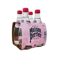 Νερό Φυσικό Μεταλλικό Ανθρακούχο με χυμό Rasberry-Rose Maison Perrier 4x330 ml