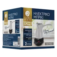 HOME ηλεκτρικό μπρίκι λευκό ή μαύρο 600W