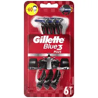Gillette Blue3 Plus Red Ξυραφάκια Μιας Χρήσης 6τεμ.