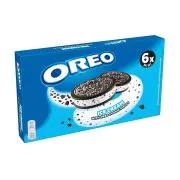OREO Sandwich με γέμιση Παγωτό Βανίλια & Κομματάκια Μπισκότου 6x33g