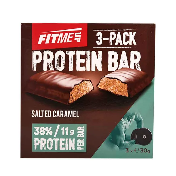 Fit Me Up Μπάρες Πρωτεΐνης Καραμέλα 3x30γρ.
