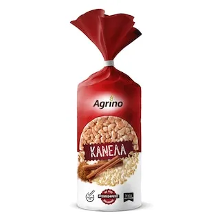 AGRINO Ρυζογκοφρέτες Με Κανέλα 115gr