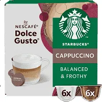 Starbucks® Cappuccino by Nescafé®  Dolce Gusto® 12 κάψουλες 6 ροφήματα καφέ 120g
