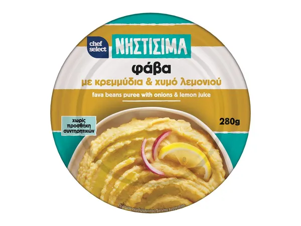 Chef Select Νηστίσιμα Φάβα με κρεμμύδια και χυμό λεμονιού