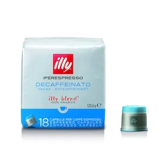 Κάψουλες espresso Decaf για μηχανή Iperespresso Illy 18 τεμ