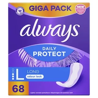 ALWAYS Σερβιετάκια Daily Protect Long 68 Τεμάχια