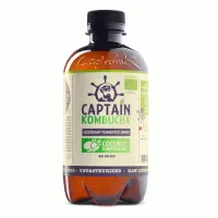 Βιολογικό Ανθρακούχο Ποτό με Γεύση Καρύδα Captain Kombucha 400 ml