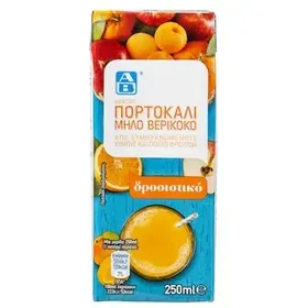 ΑΒ Χυμός Νέκταρ Πορτοκάλι Μήλο 250ml