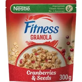 FITNESS Δημητριακά Granola Cranberries 300g