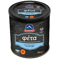 Όλυμπος Φέτα Π.0.Π Μεταλλικό Δοχείο 500gr
