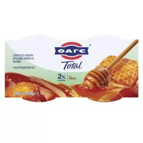 ΦΑΓΕ TOTAL 2% ΜΕΛΙ 2X150g
