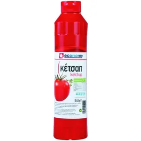 ECONOMY Κέτσαπ Απλή Squeezy 540gr