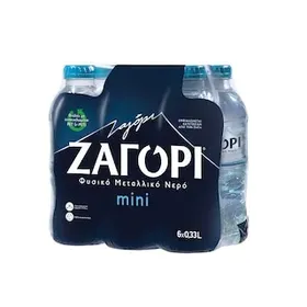 ΖΑΓΟΡΙ Mini Φυσικό Μεταλλικό Νερό 6x330ml
