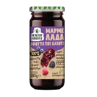 HEALTHY HABITS Μαρμελάδα Φρούτα του Δάσους Vegan 280g