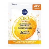 Nivea Q10 Energy Υφασμάτινη Μάσκα Αναπλήρωσης Ενέργειας 1 Τεμάχιο