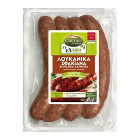 Χωριάτικα λουκάνικα Σφακιανά CRETA FARMS 340gr