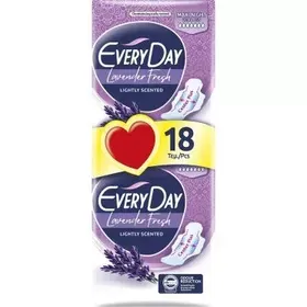 EveryDay Lavender Fresh Σερβιέτες Maxi Night 18 τεμ.