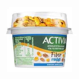 ACTIVIA Fiber Νιφάδες Δημητριακών Επιδόρπιο Γιαουρτιού 160γρ
