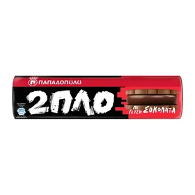ΠΑΠΑΔΟΠΟΥΛΟΥ 2ΠΛΟ με γεύση σοκολάτα 230g