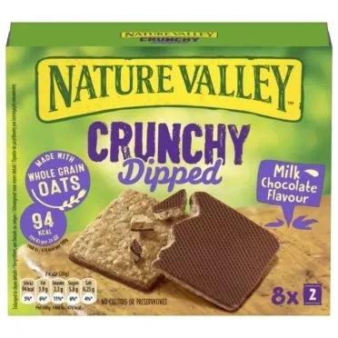 NATURE VALLEY CRUCNHI DIP.MILK CHOC 160g