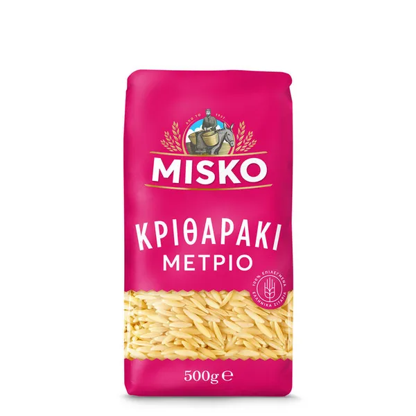 κριθαράκι μέτριο ή πέννες ριγέ ή κοφτό μέτριο ή τριβέλι
