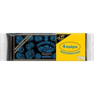 ΠΑΥΛΙΔΗΣ Σοκολάτα Υγείας 70% Κακάο 4x30g