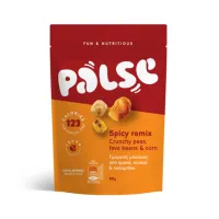 Palse Spicy Remix Τραγανές Μπουκιές Από Αρακά, Κουκιά & Καλαμπόκι 85gr