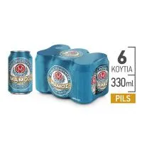 Μάμος Μπίρα Pilsner Κουτί 6x330ml 5+1 Δώρο
