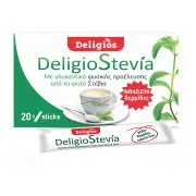 DELIGIOS Γλυκαντικό Στέβια σε στικς 20τεμ