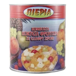 Πιερία Κομπόστα Φρουτοσαλάτα 5 Φρούτα 3kg