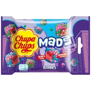 Chupa Chups Ζαχαρωτά Mads Berries 45g