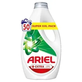 ARIEL Υγρό Πλυντηρίου Ρούχων Extra Clean 50 Μεζούρες