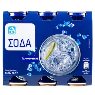 ΑΒ Σόδα Κουτί 6x330ml